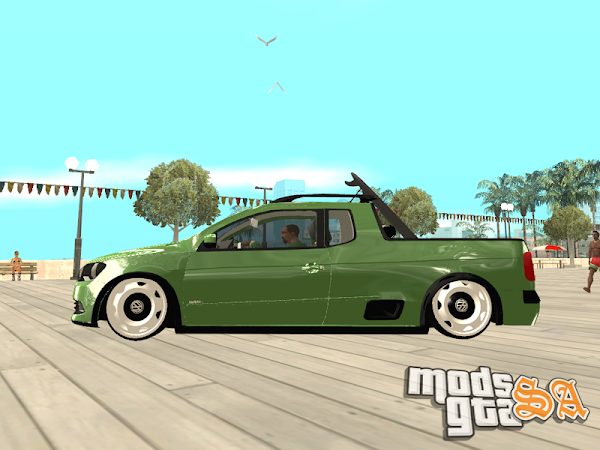 Vw Saveiro G6 Trend de Surfista para GTA San Andreas